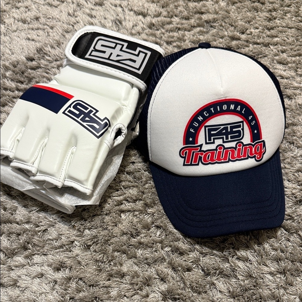 Unisex F45 cap and gloses size L